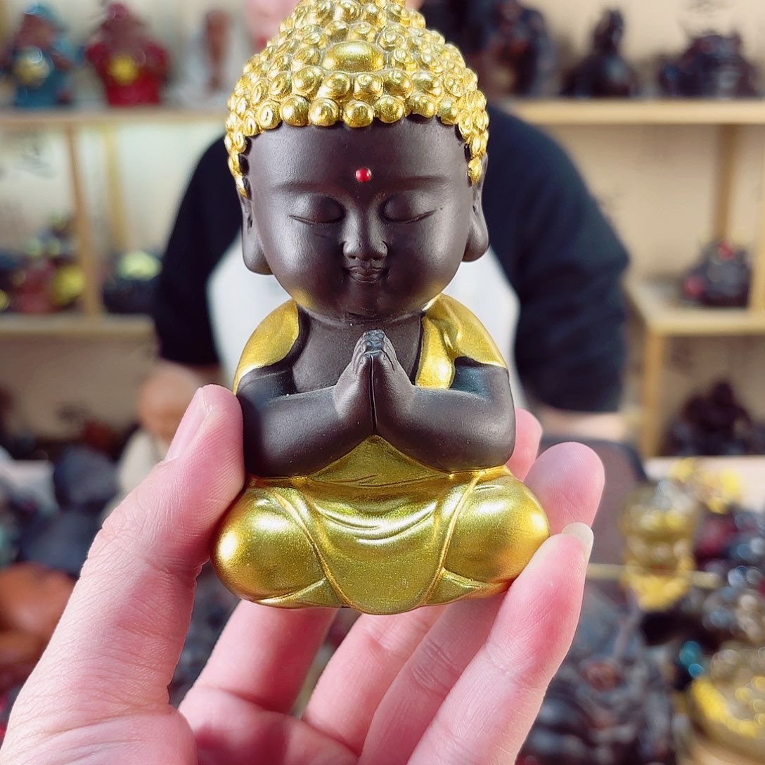 紫砂茶宠紫陶树脂茶宠摆件