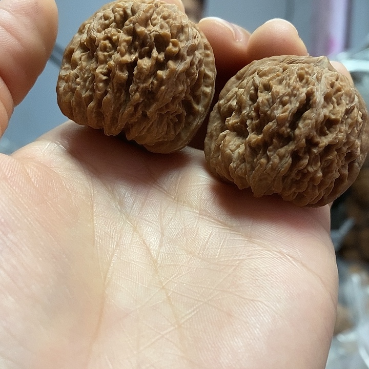 把件文玩核桃36小众红皮137