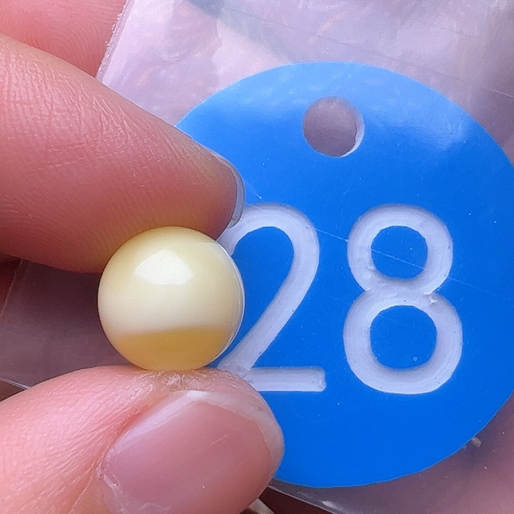 蜜蜡裸石未镶嵌10m m