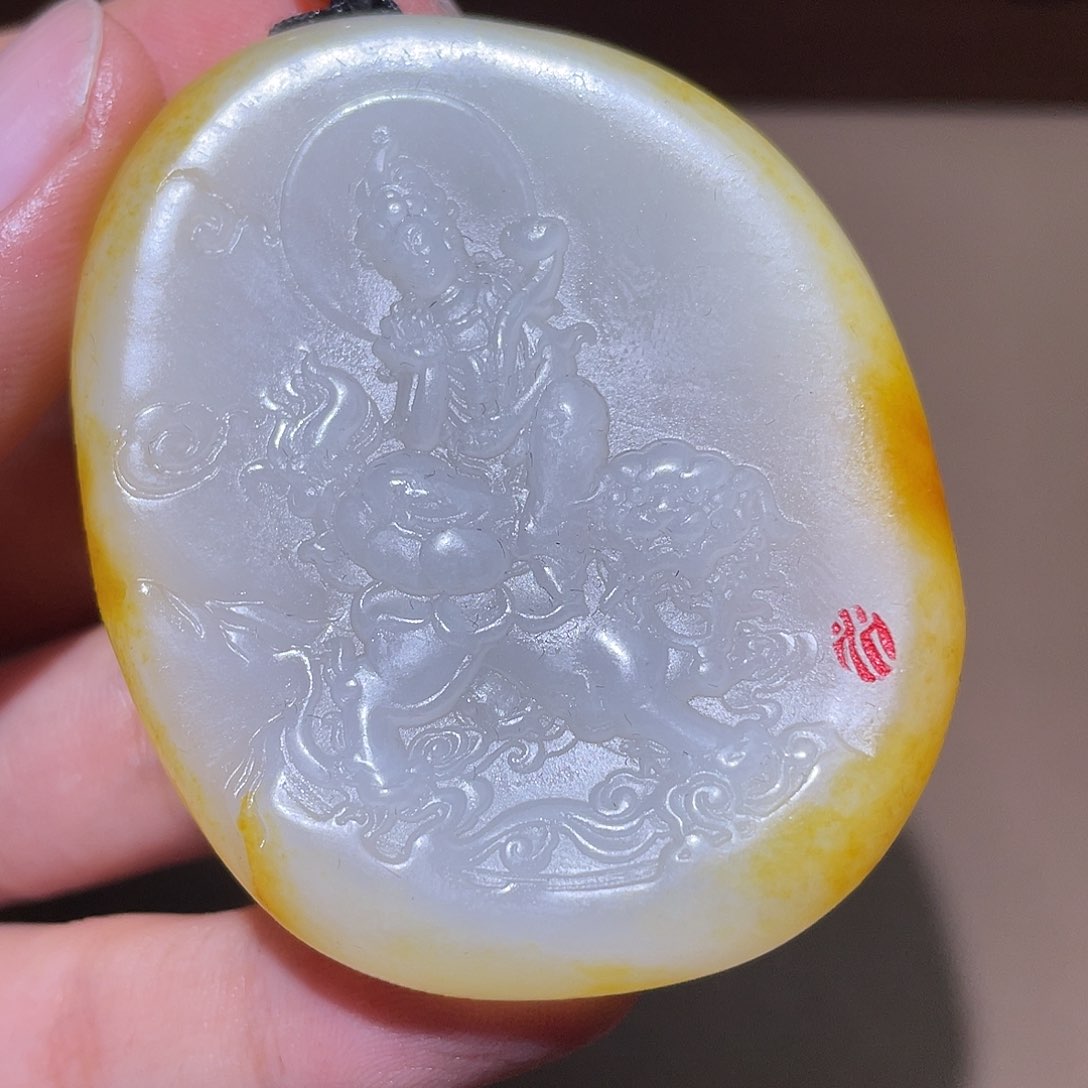 和田玉颈饰未镶嵌Y