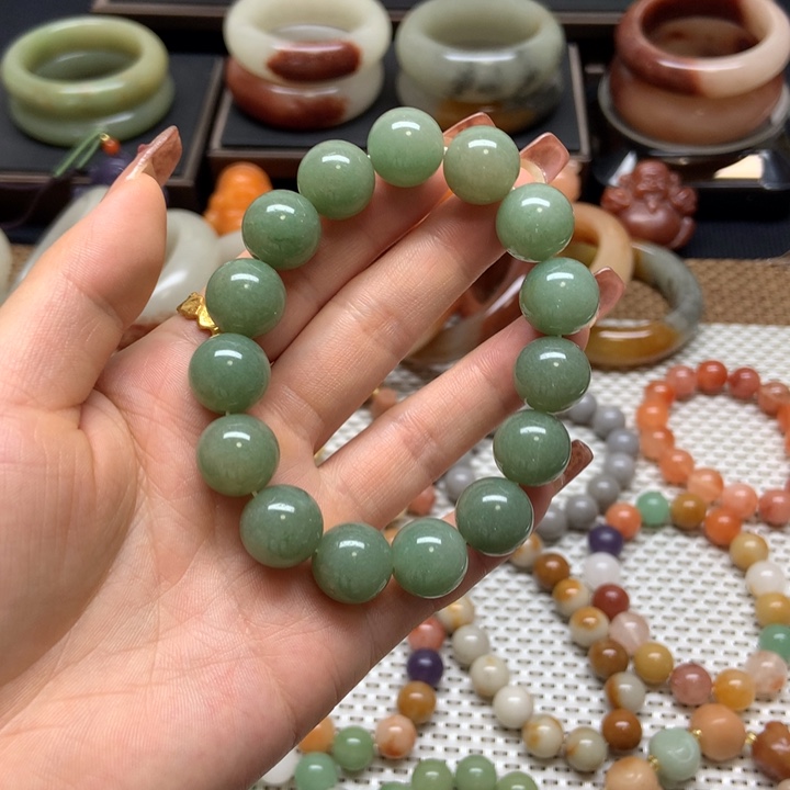 石英质玉未镶嵌手串