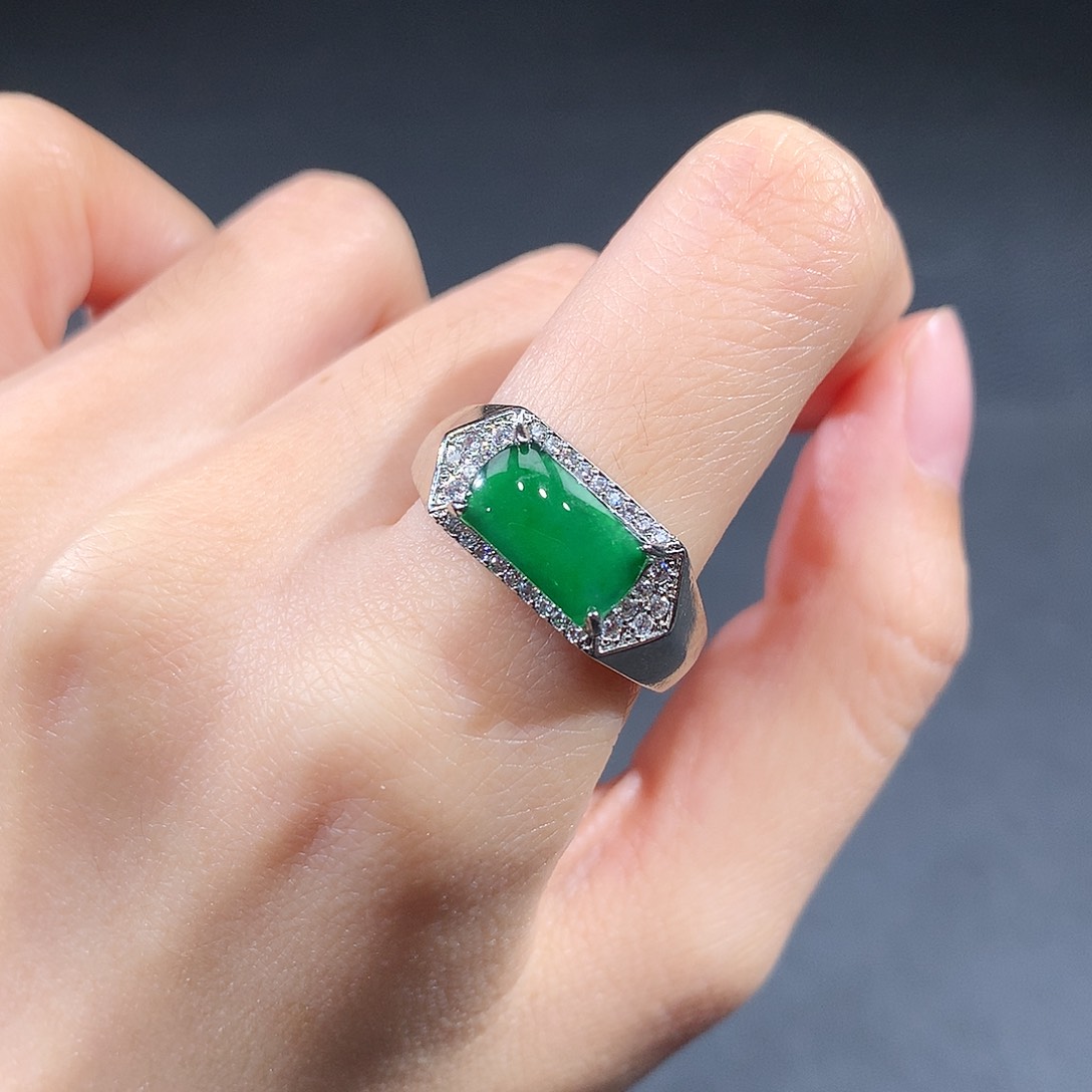 未镶嵌戒指翡翠翡翠