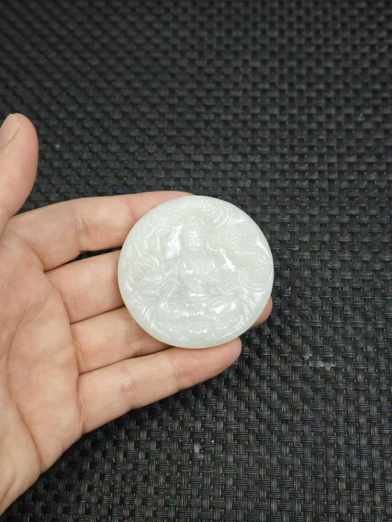 天然和田玉老料御龙观音2.15清货2