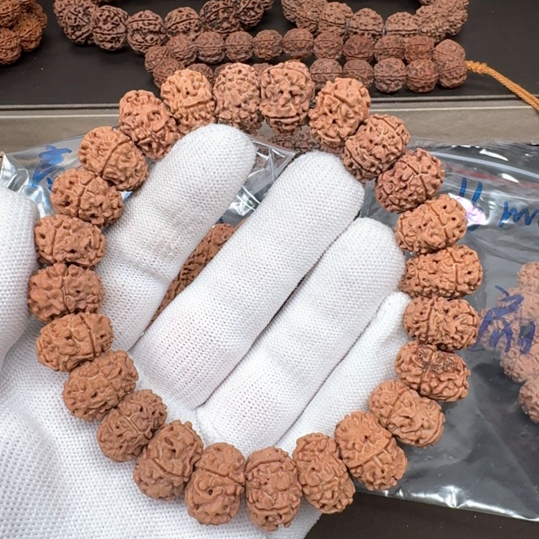 金刚菩提手串16天然纽扣（扇面）