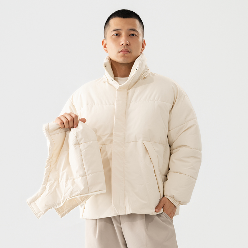 特惠【帽子可拆卸冬季短款棉服】防寒棉衣保暖加厚连帽面包服外套