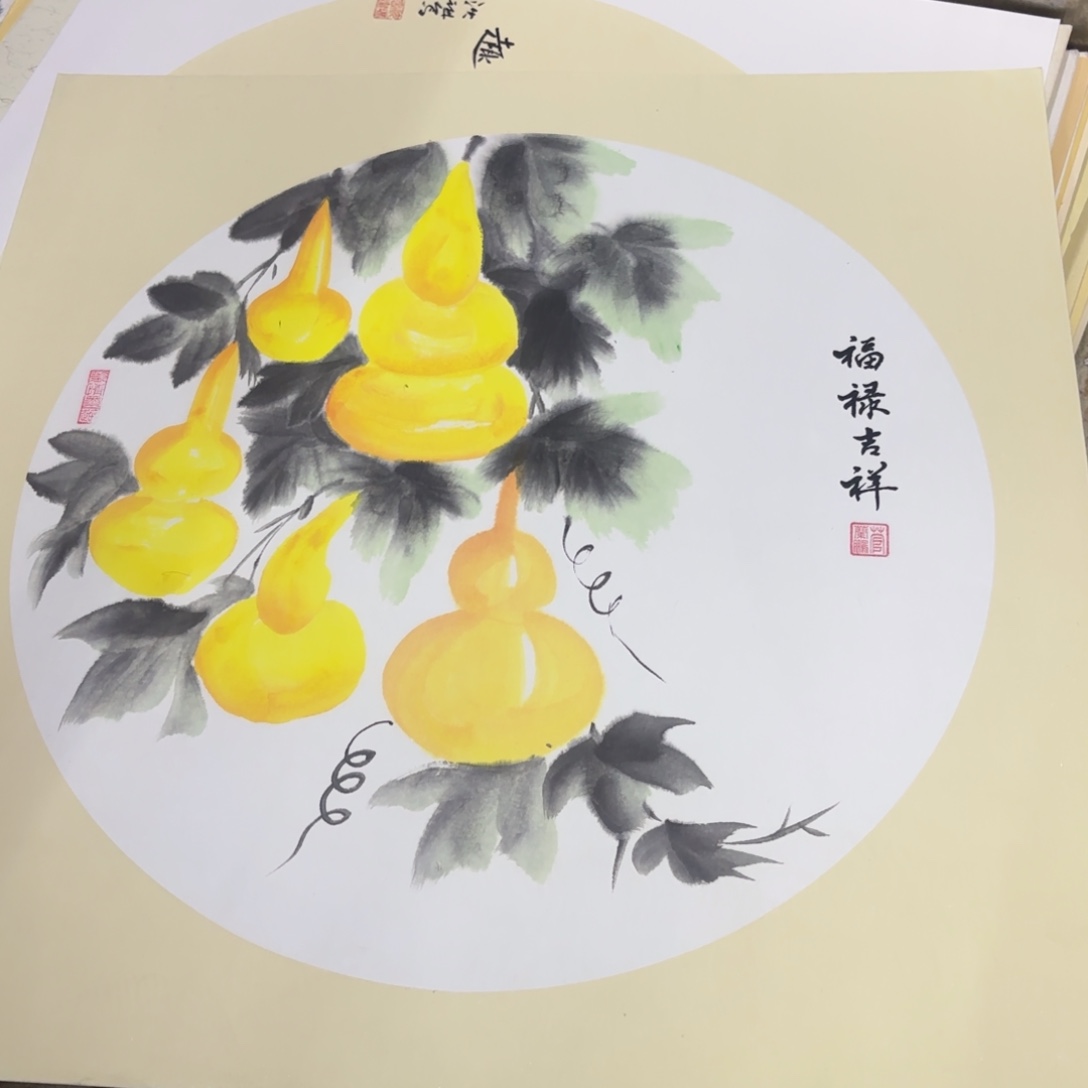 国画50-50卡纸作品童