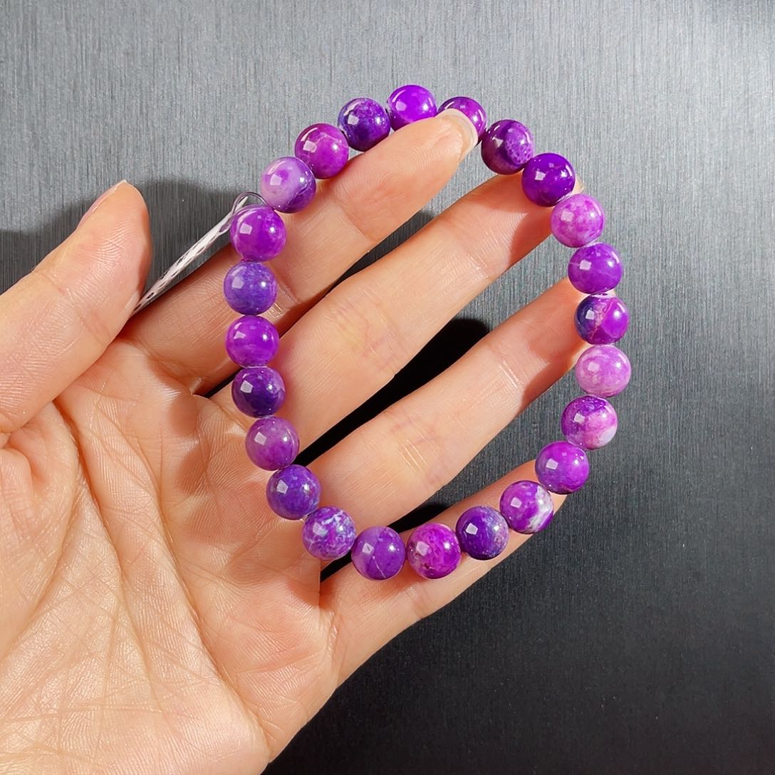 苏纪石（舒俱来）南非舒俱来老矿料手串未镶嵌