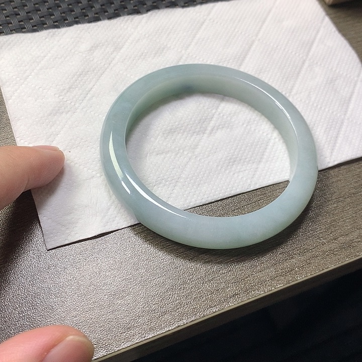 翡翠未镶嵌颈饰57.7圈