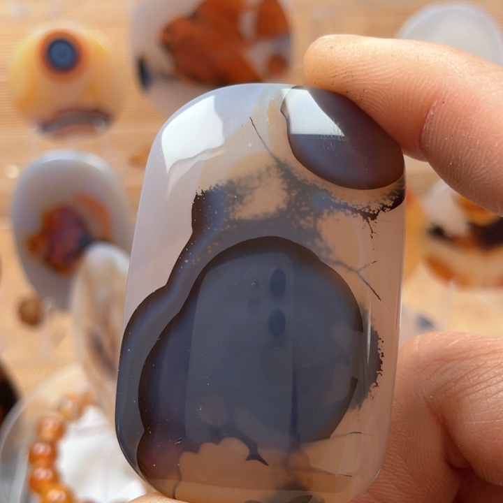 玛瑙/玉髓吊坠(不含链)未镶嵌