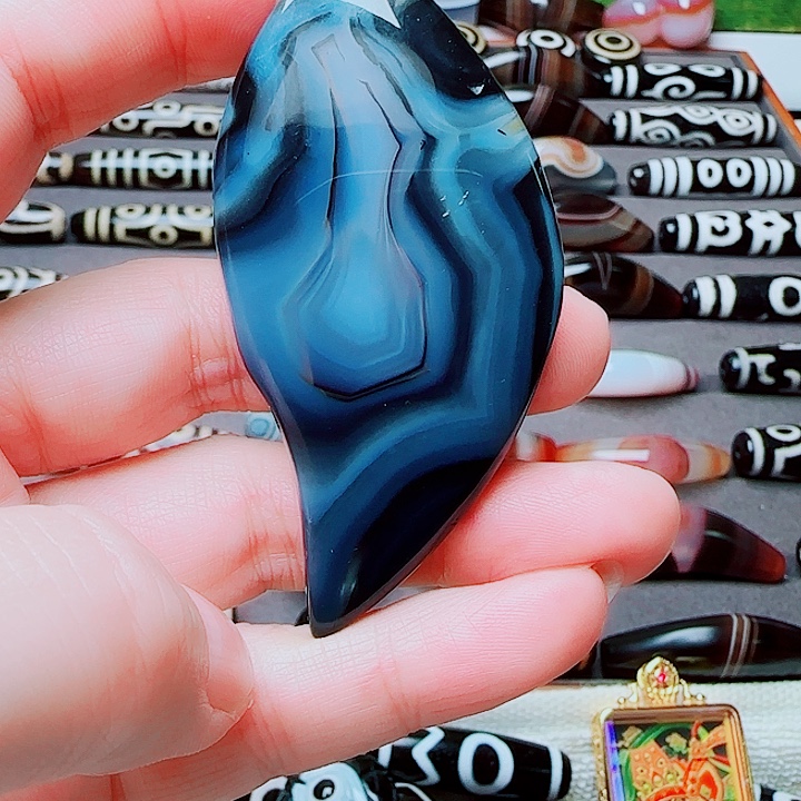 玛瑙/玉髓合金珠宝半成品