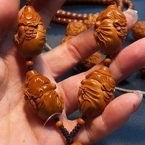 橄榄核手串/手链路*甲橄榄雕