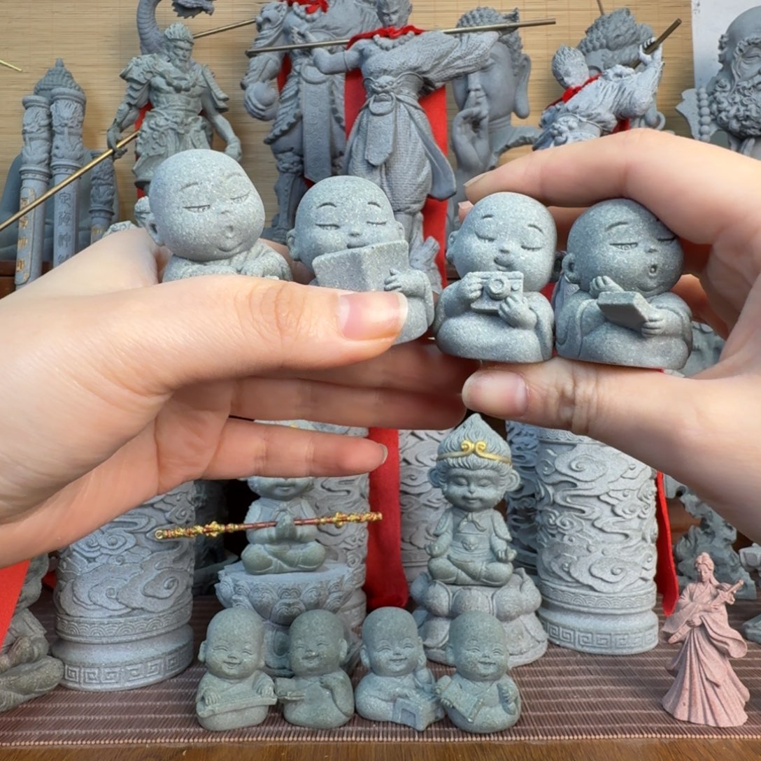 石材青砂石现代小人