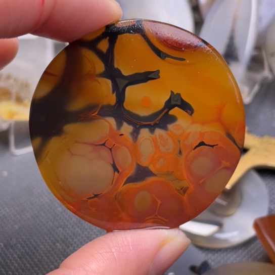 玛瑙/玉髓吊坠(不含链)未镶嵌