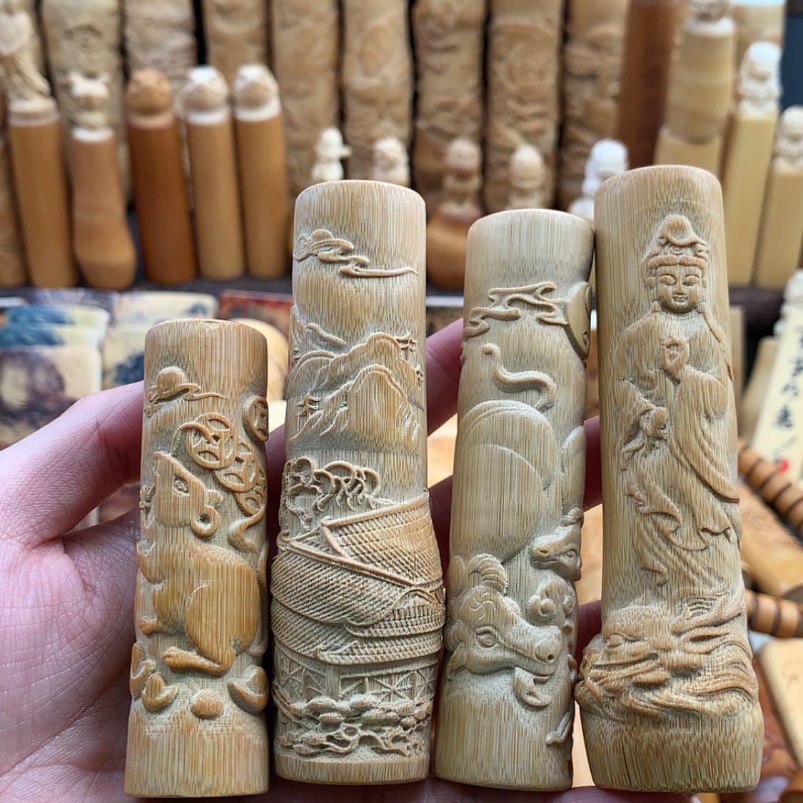 【闪购商品】竹开裂实心竹哈哈哈哈哈哈