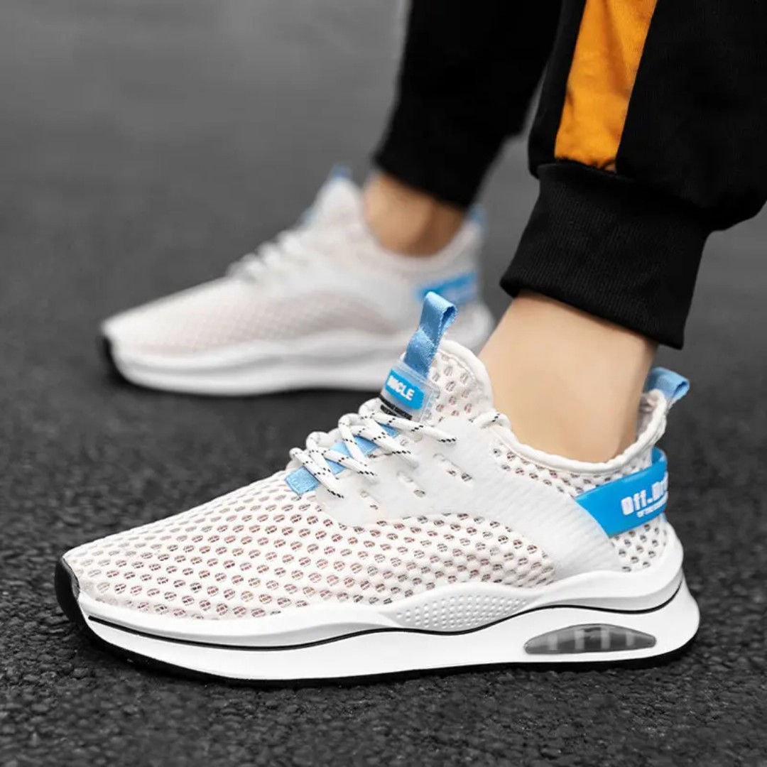 夏季透气薄款镂空网鞋潮鞋凉鞋男士休闲网眼跑步网面运动鞋子535