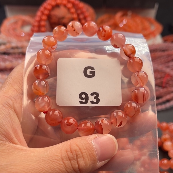 南红玛瑙未镶嵌多样性发货默认微瑕称重9mm