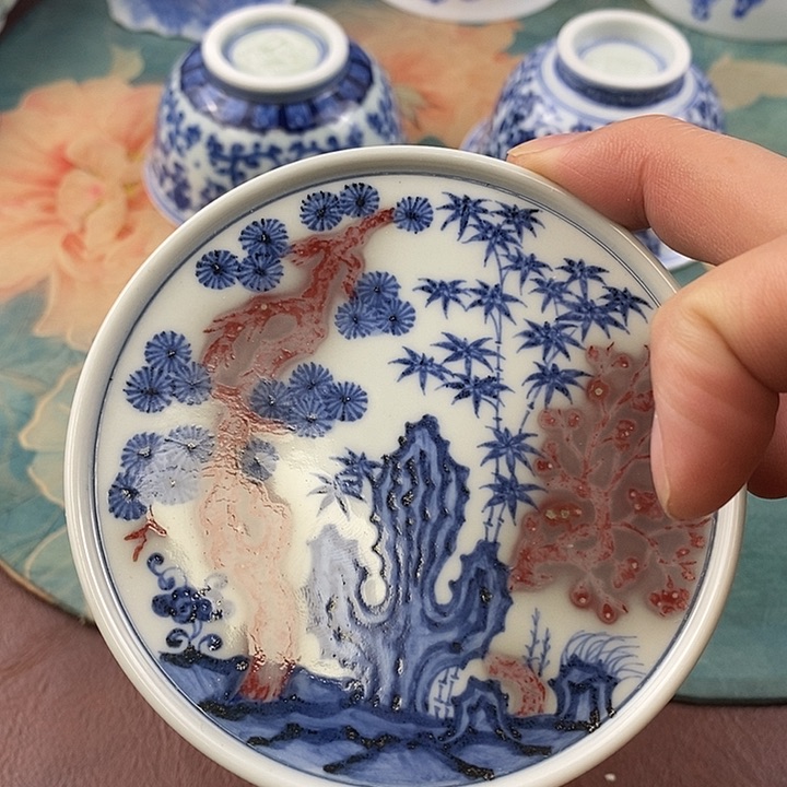 杯海****现代景德镇全手工茶具157788888微瑕