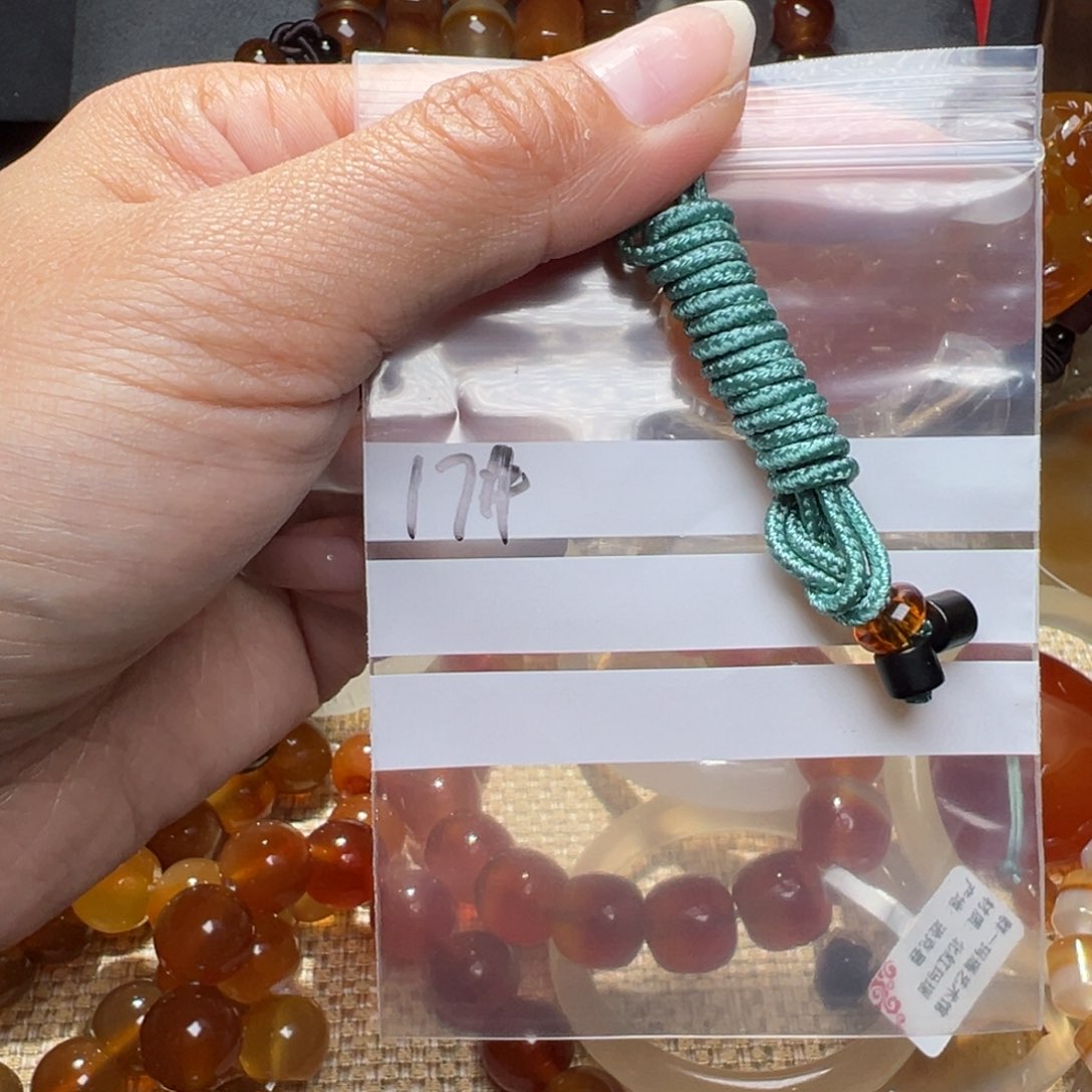 玛瑙/玉髓合金颈饰开****617