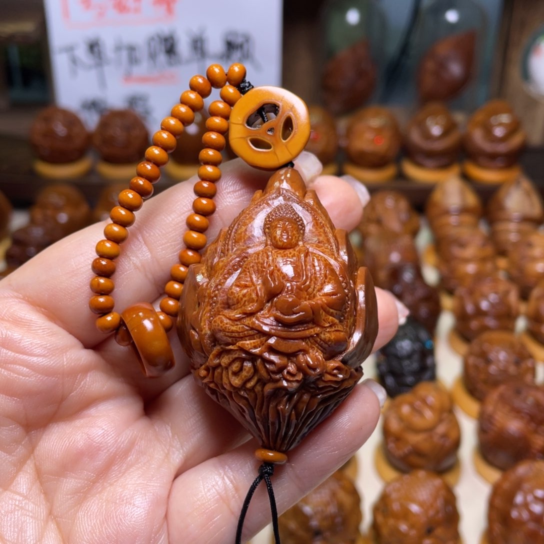 橄榄核手串/手链探*大日如来手把