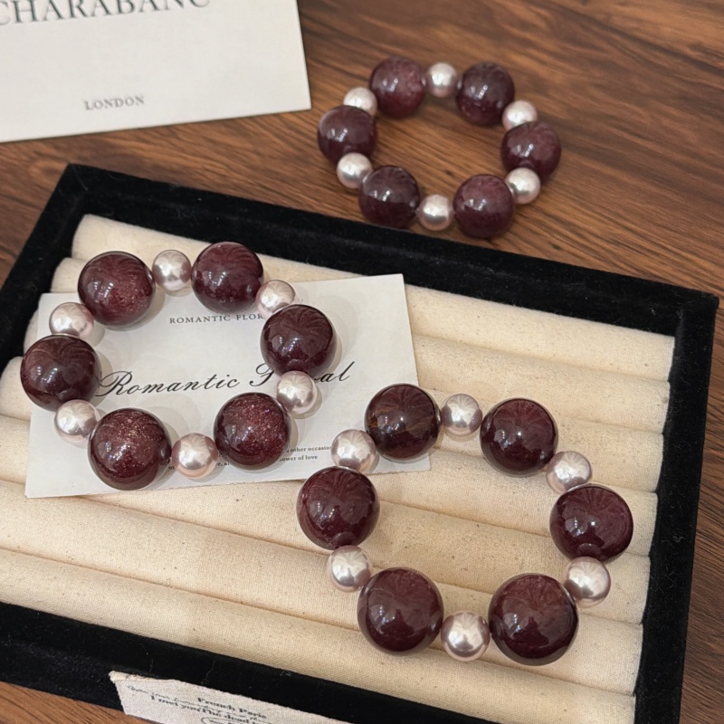 X2863车厘子草莓晶手链高端轻奢手串多样性发一