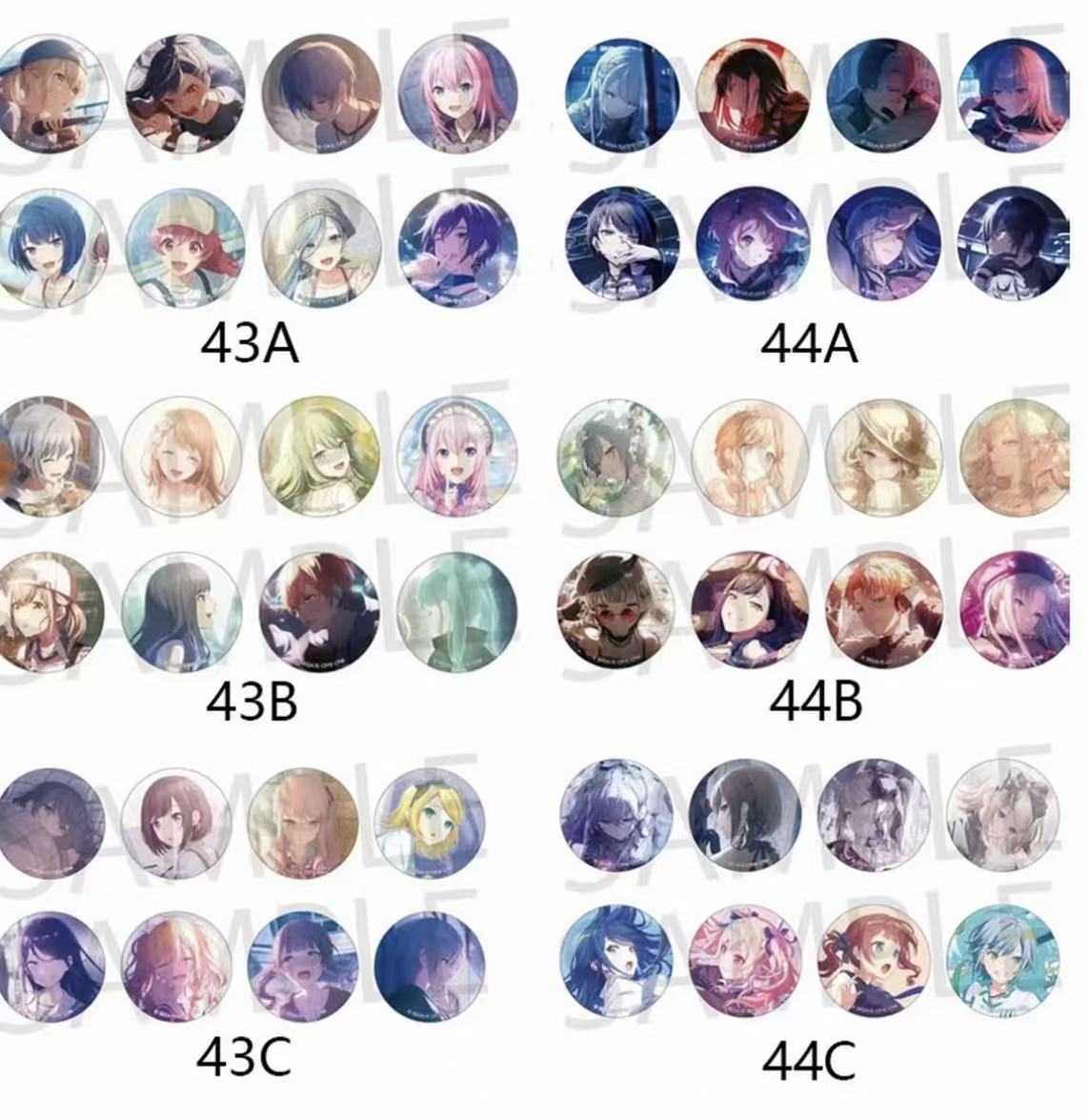 PJSK44/43/42/41/40/39ABC吧唧盲盒