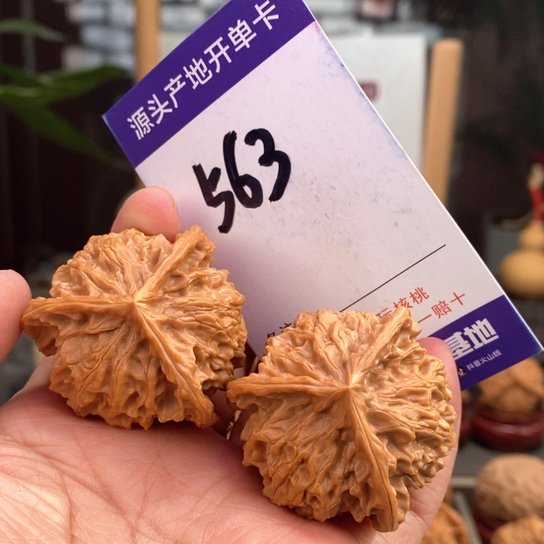 文玩核桃把件42天然盘山球奔563号