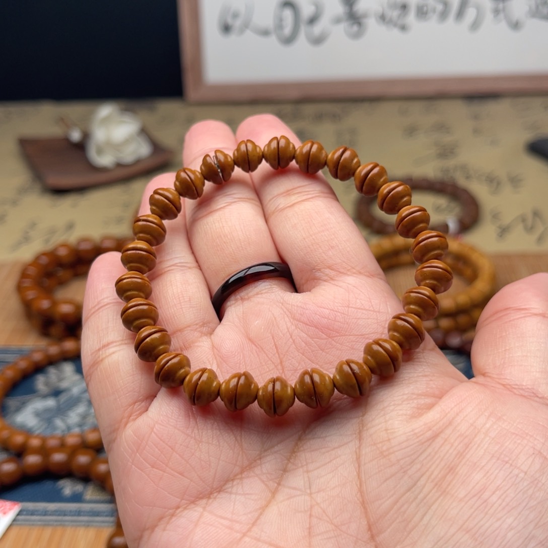 紫金鼠手串纯肉金饭碗8