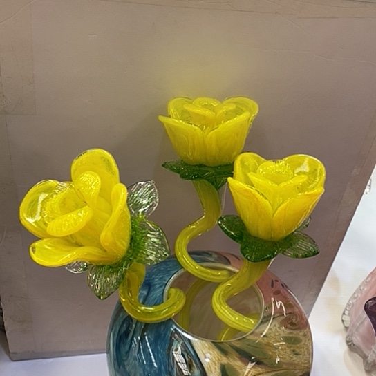 琉璃夜光玫瑰高45厘米