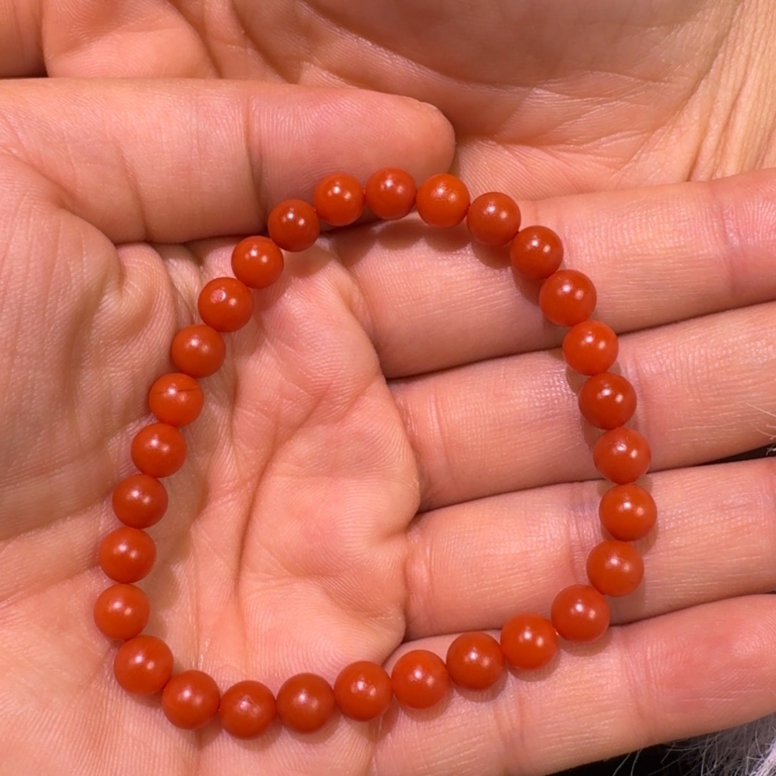 南红玛瑙未镶嵌颈饰