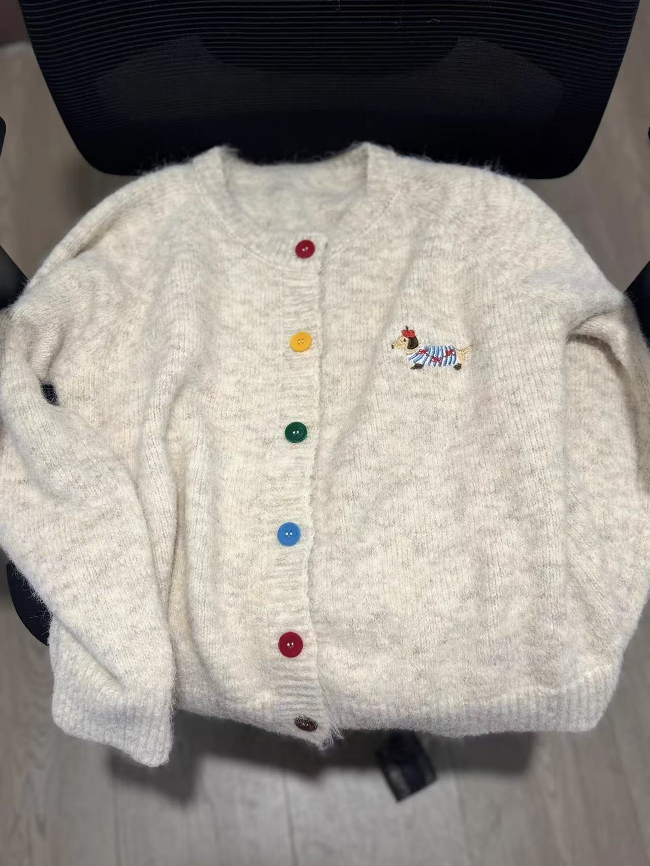 200-280/按对应编码拍韩系慵懒风正肩毛衣外套2025秋冬新款上衣