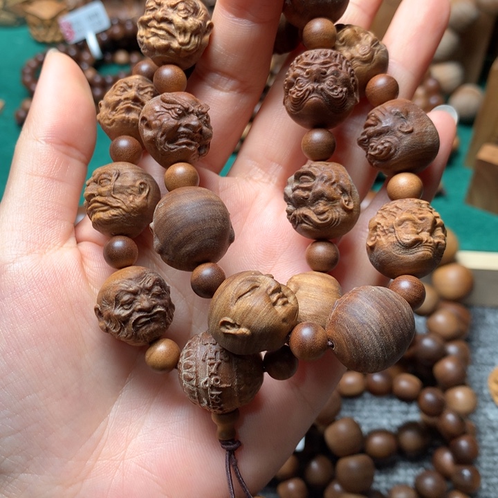 檀香木手串/手链老山檀香1.8罗汉