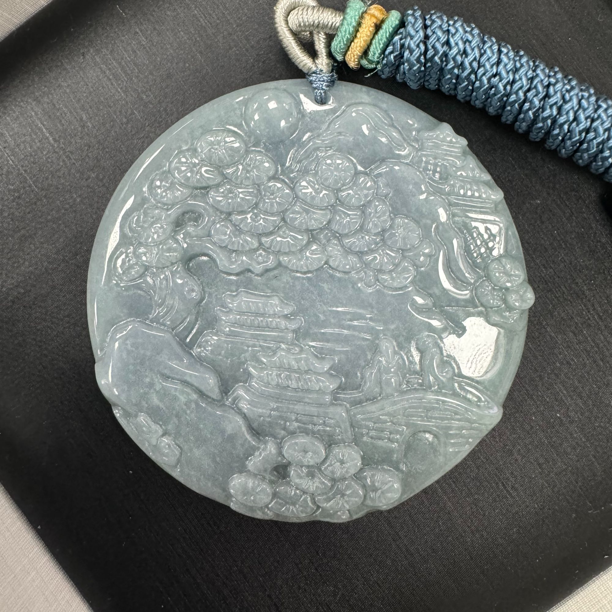 翡翠A货小山水吊坠拍一发一多样性发货-532611