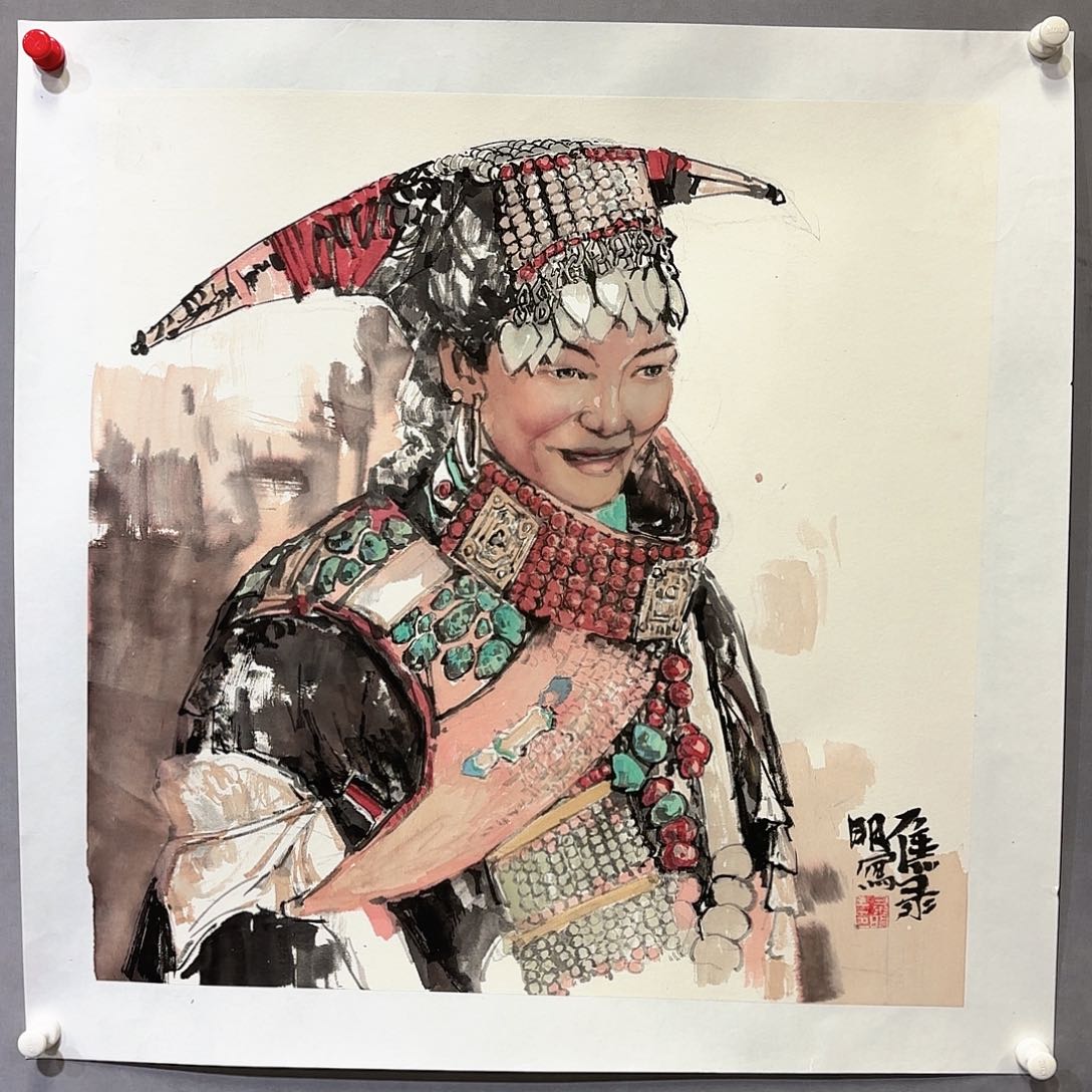 国画国画纯手绘作品请放心去藏