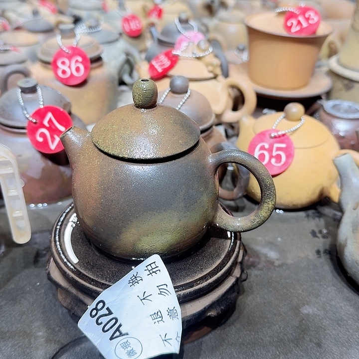 茶壶紫砂坭兴陶柴烧