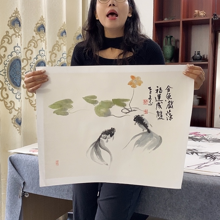 国画纯手绘国画写意作品40*50