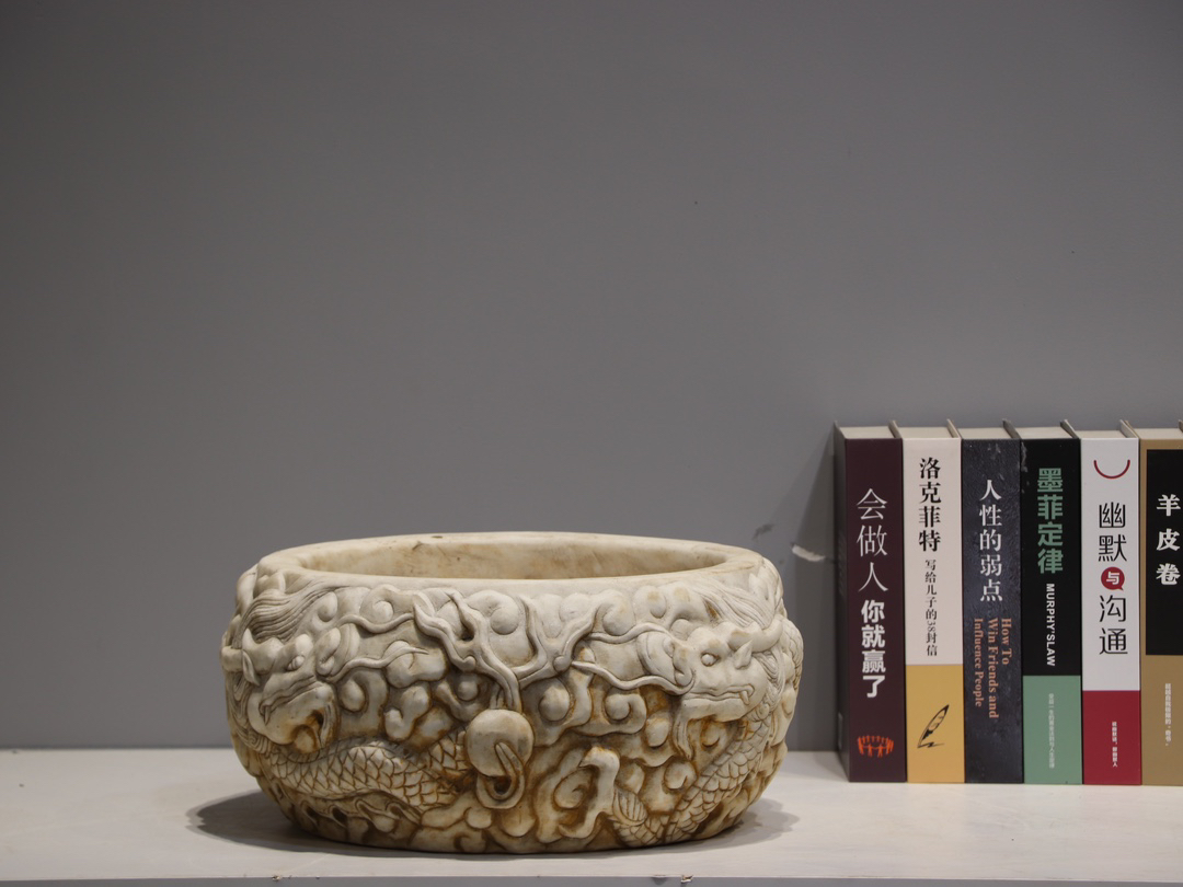 【云龙纹·小石盆】不包邮、不含卸车