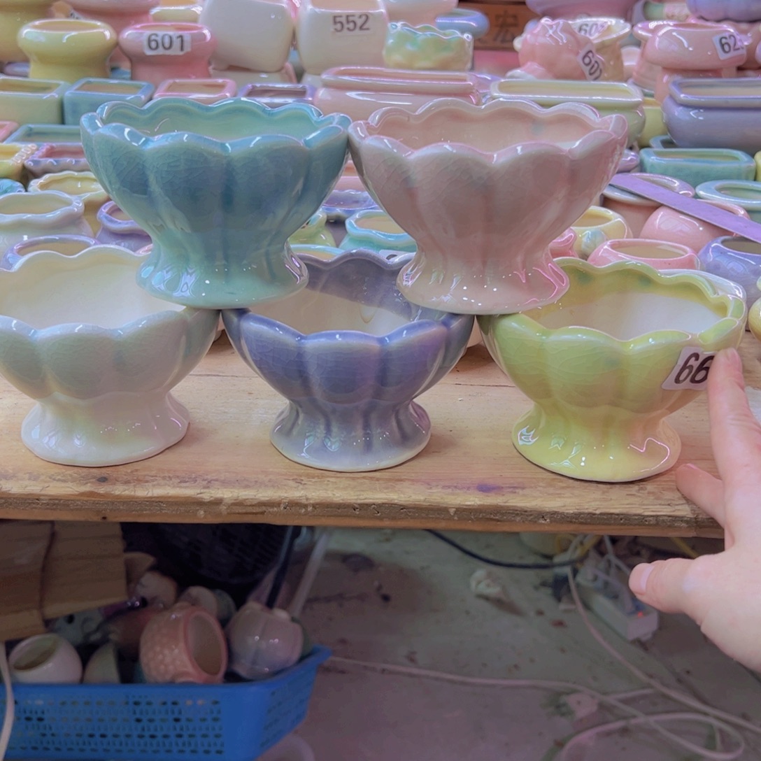 陶瓷花盆当场凑满12包邮