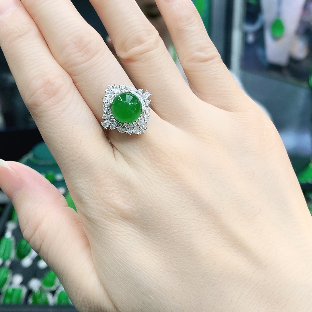 银S925镶嵌戒指玛瑙/玉髓