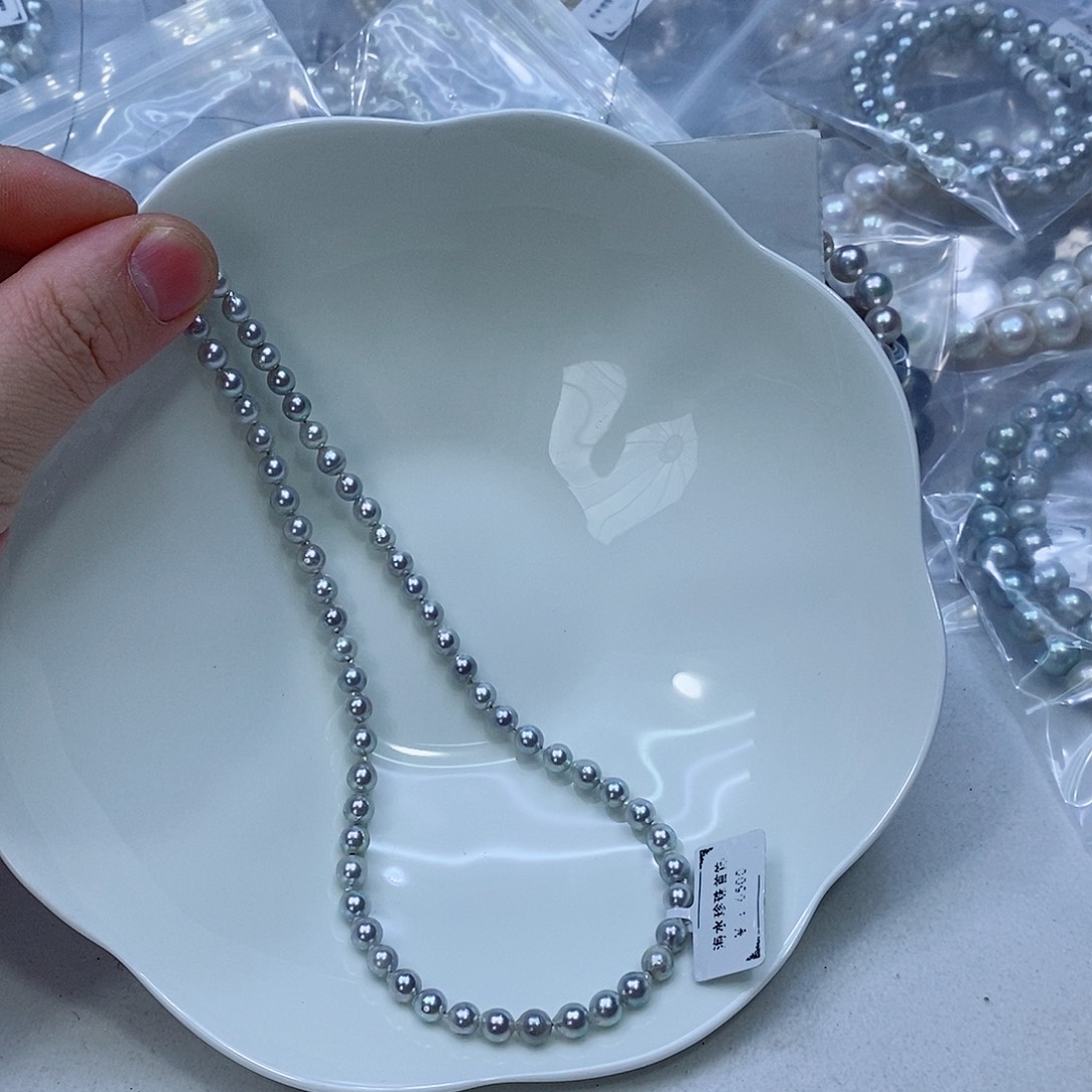 海水珍珠颈饰银S925镶嵌