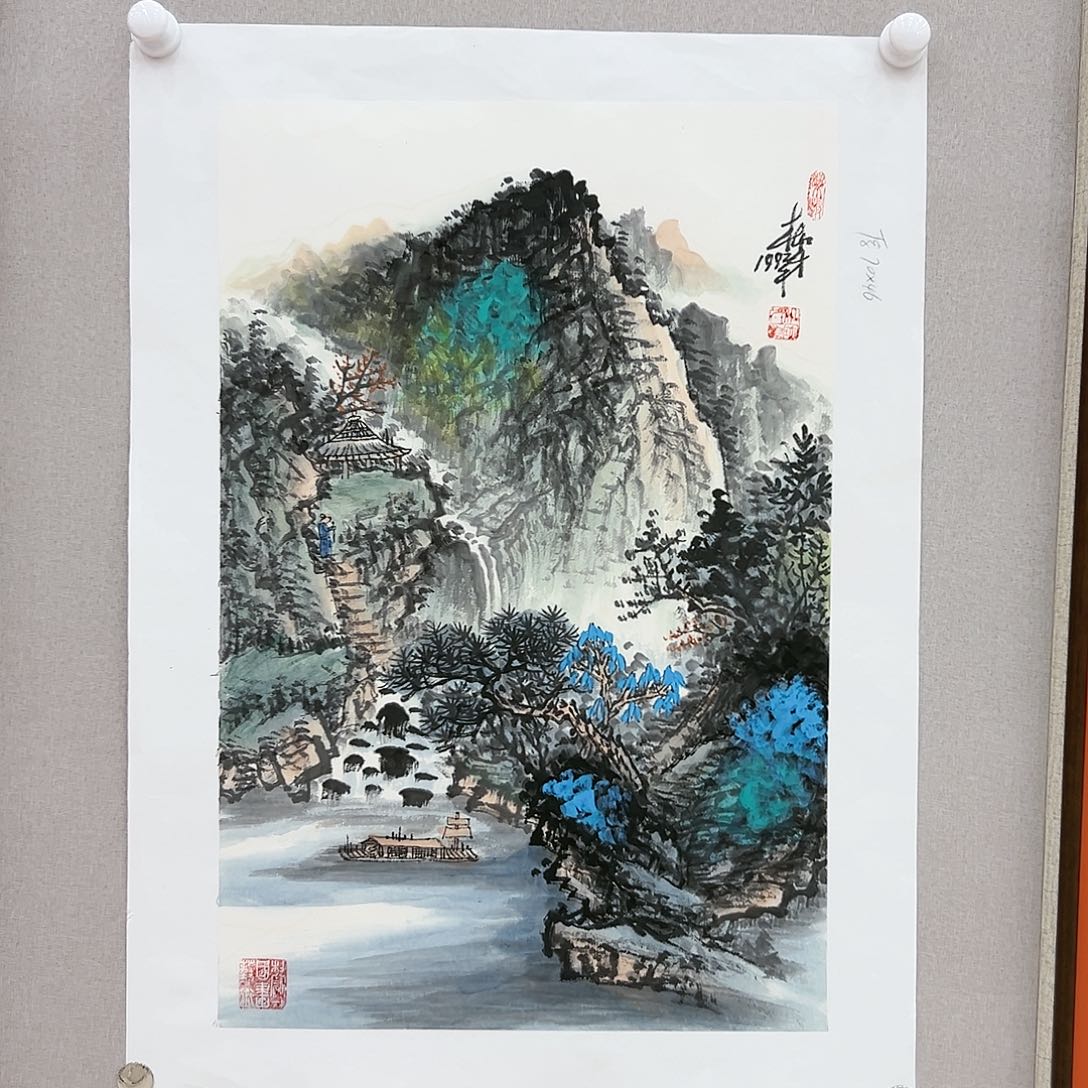 国画杜宝才展览原作