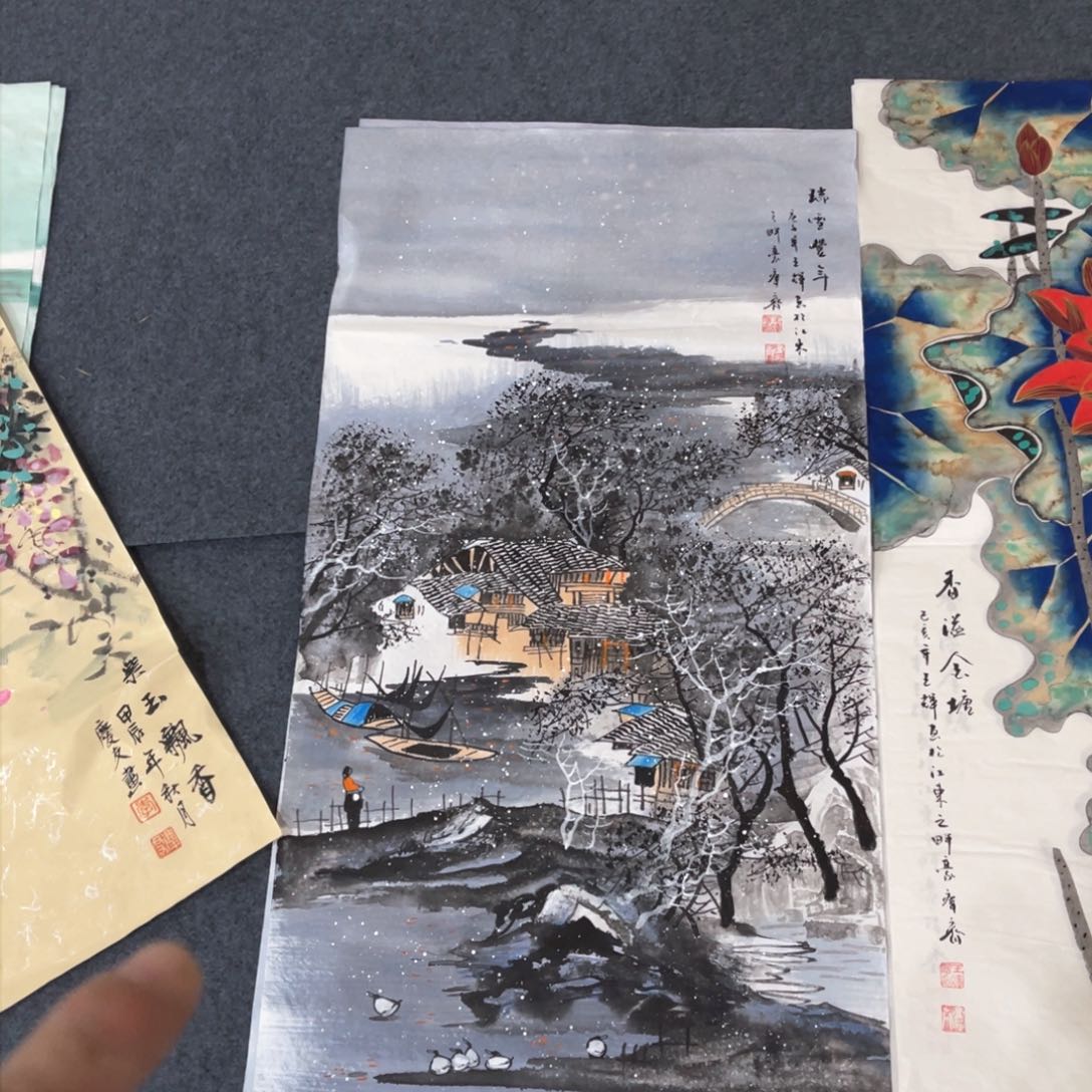 国画处理作品看好再拍哦