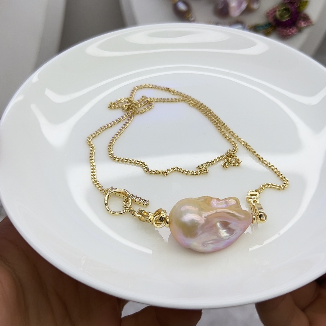 银S925镶嵌淡水珍珠耳饰