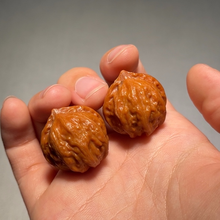 文玩核桃把件奶豆835