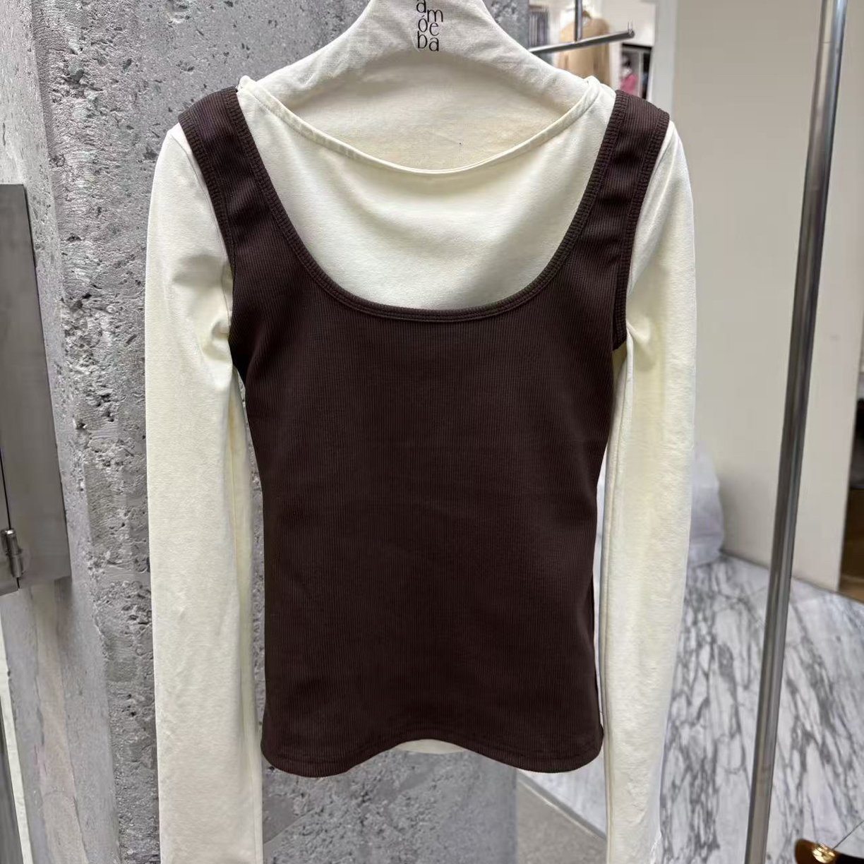 【by兜兜韩国代购】2025121107 amoeba 两件套（现货）NO退NO换