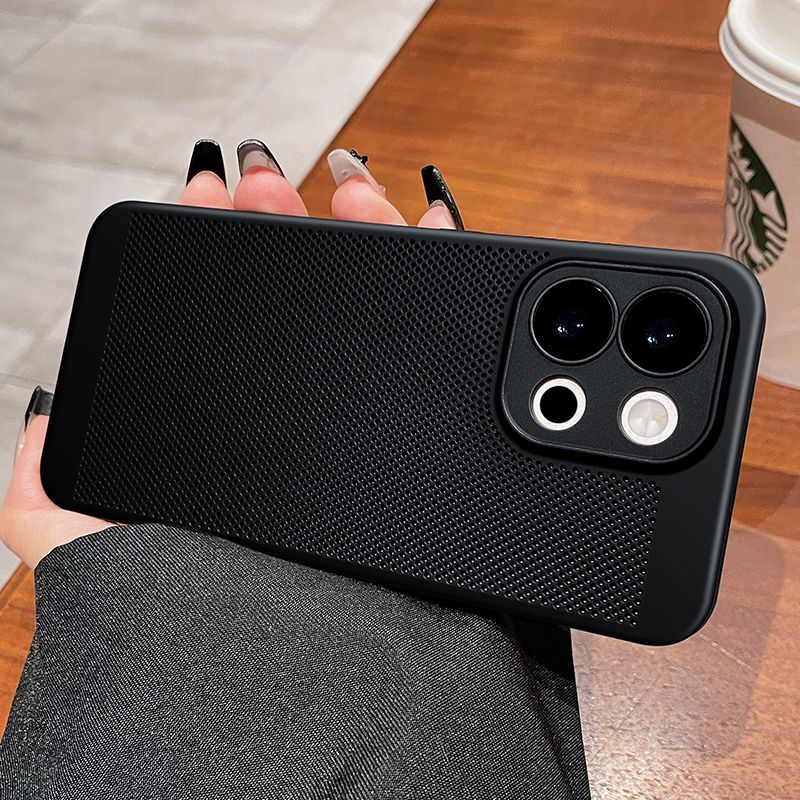 适用一加13T手机壳1+13T网孔蜂窝镂空散热oneplus全包散热手机壳