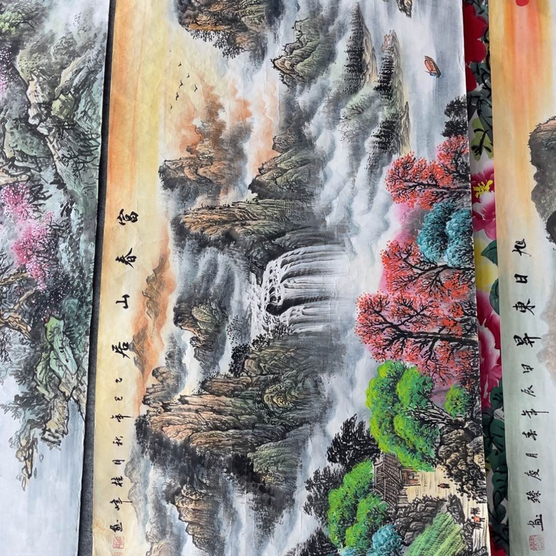 卓***裱国画明月的直播间88