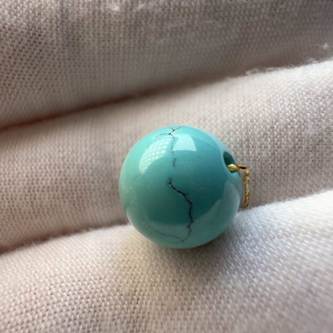 绿松石未镶嵌配饰10.6mm