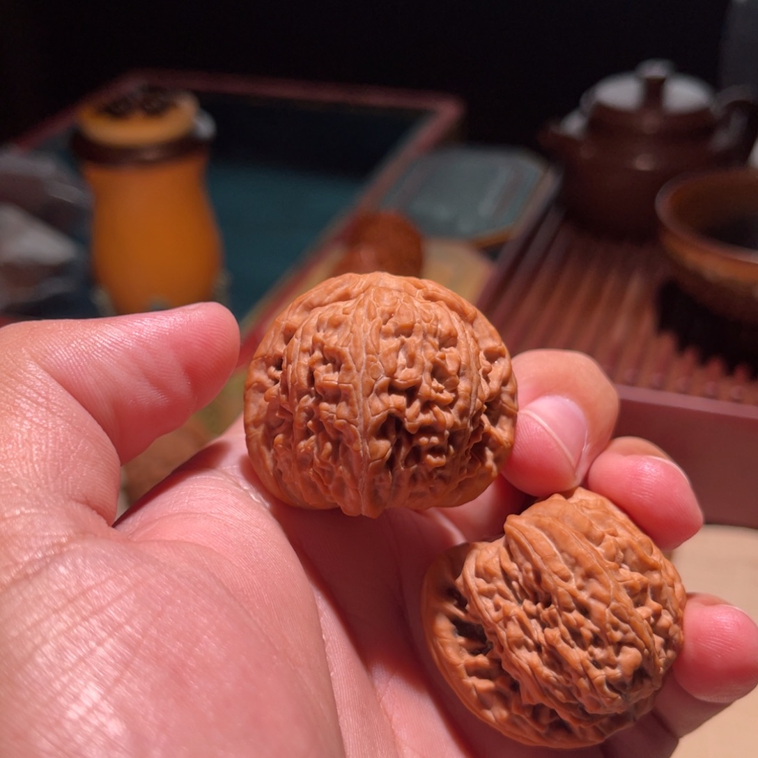 雅***喆吊坠文玩核桃全品白狮子