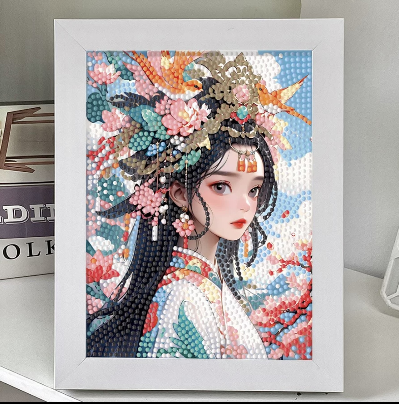 手工diy珍珠画材料包节日艺术家居立体装饰画