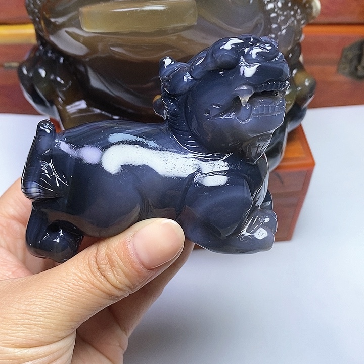 玛瑙/玉髓手把未镶嵌晒****